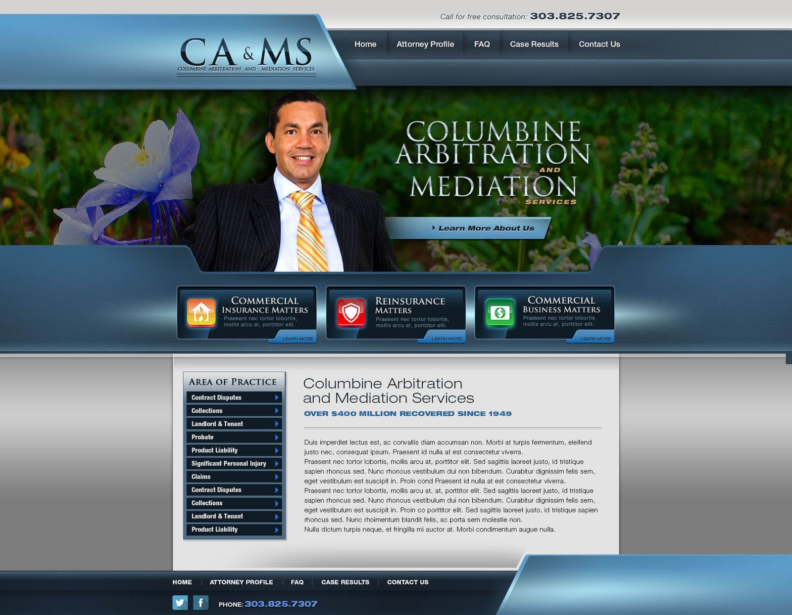 Alexander Hugh website screenshot