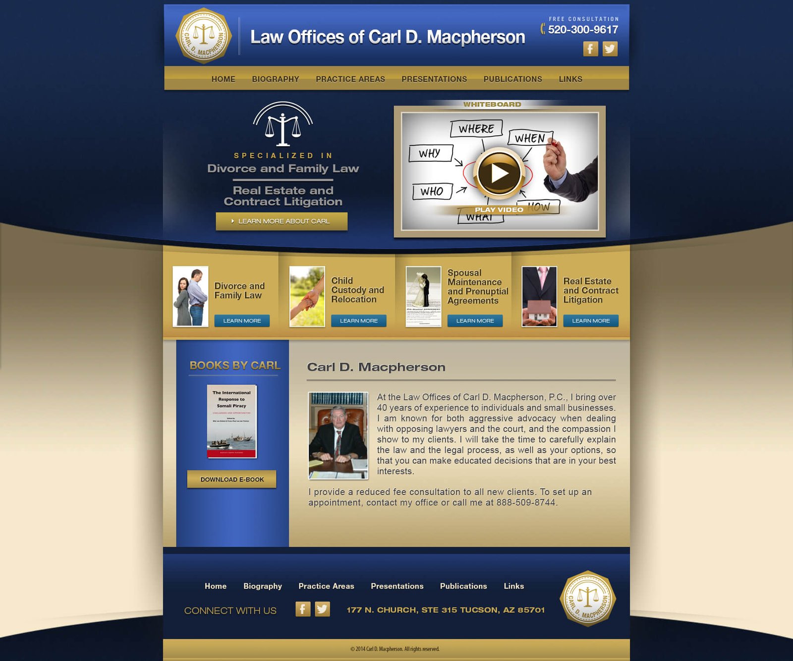 Carl MacPherson website screenshot
