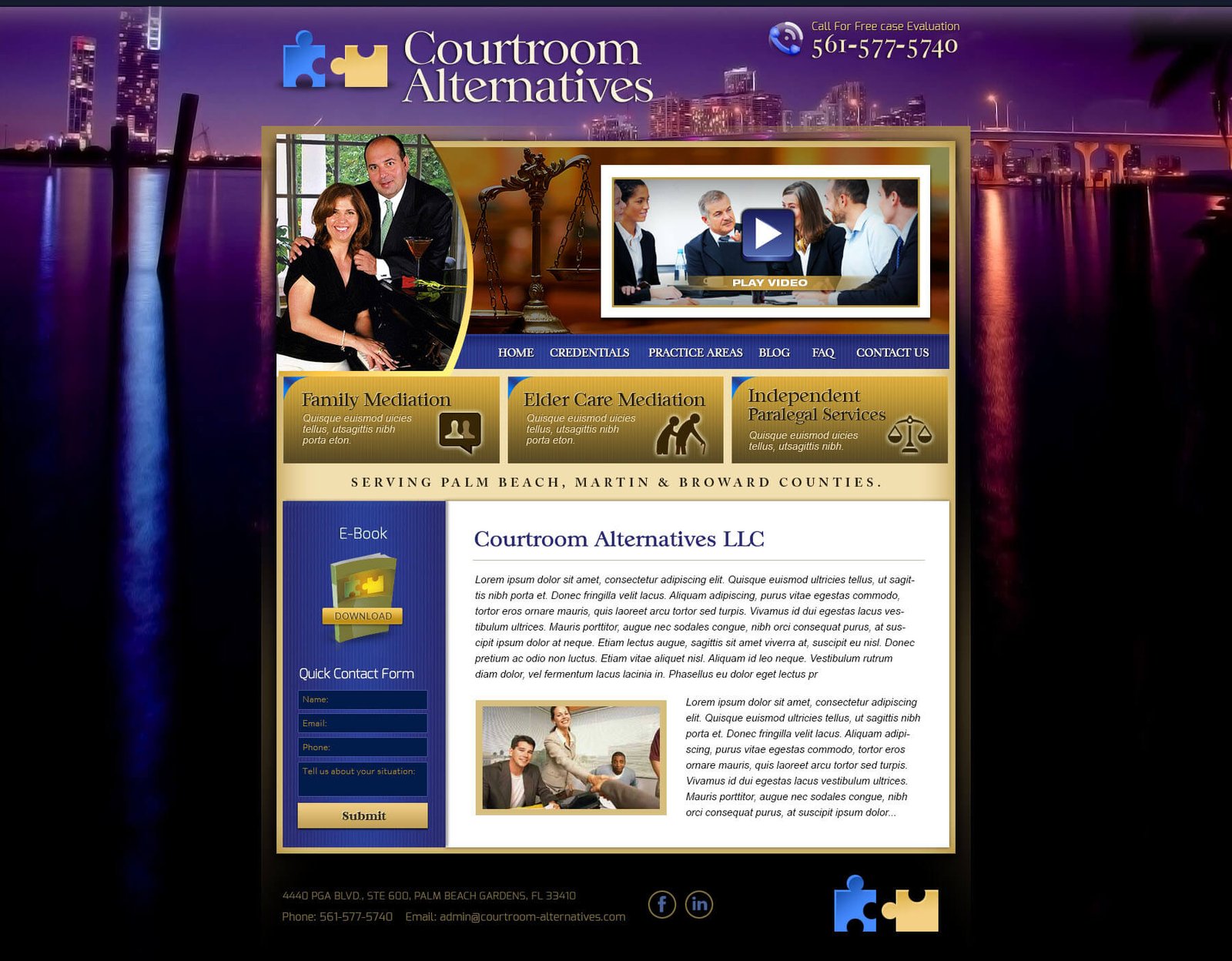 Deborah Gregorian website screenshot