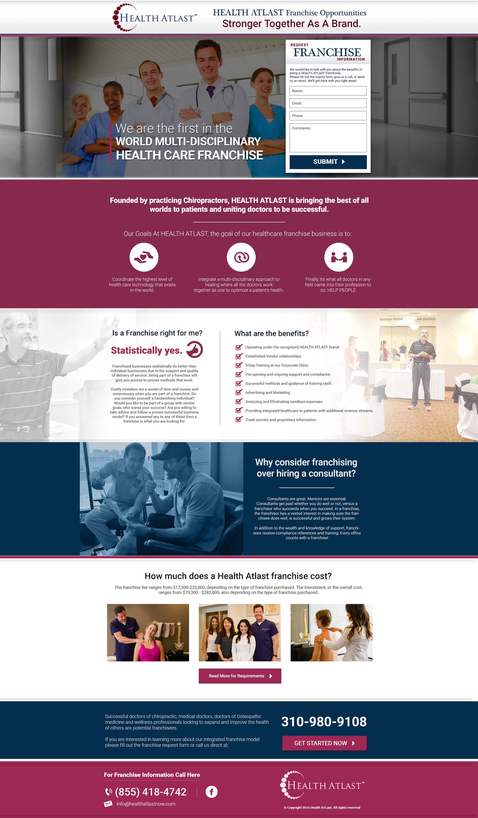 Health atLast Now website screenshot