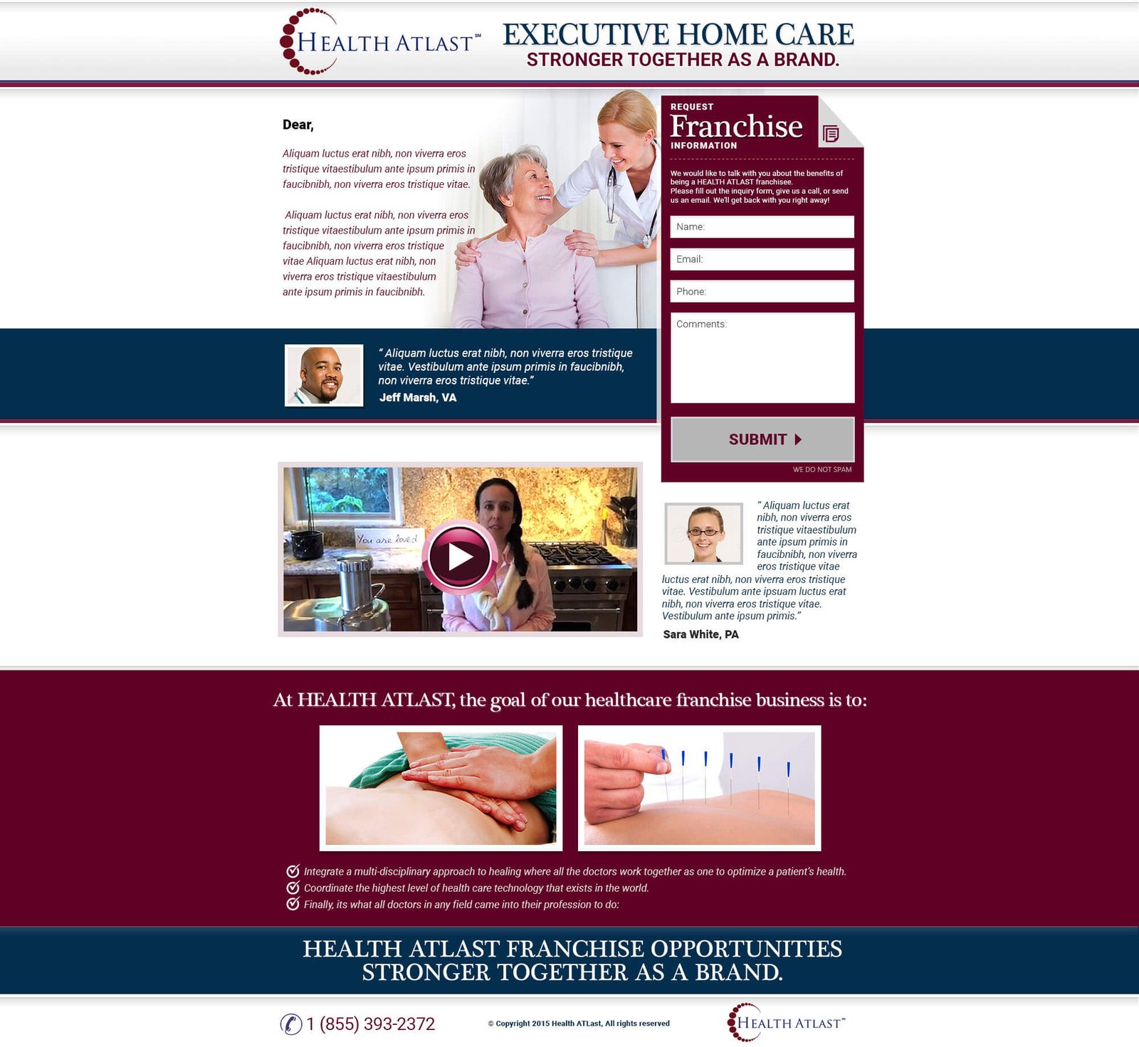 HealthAtLastNow website screenshot