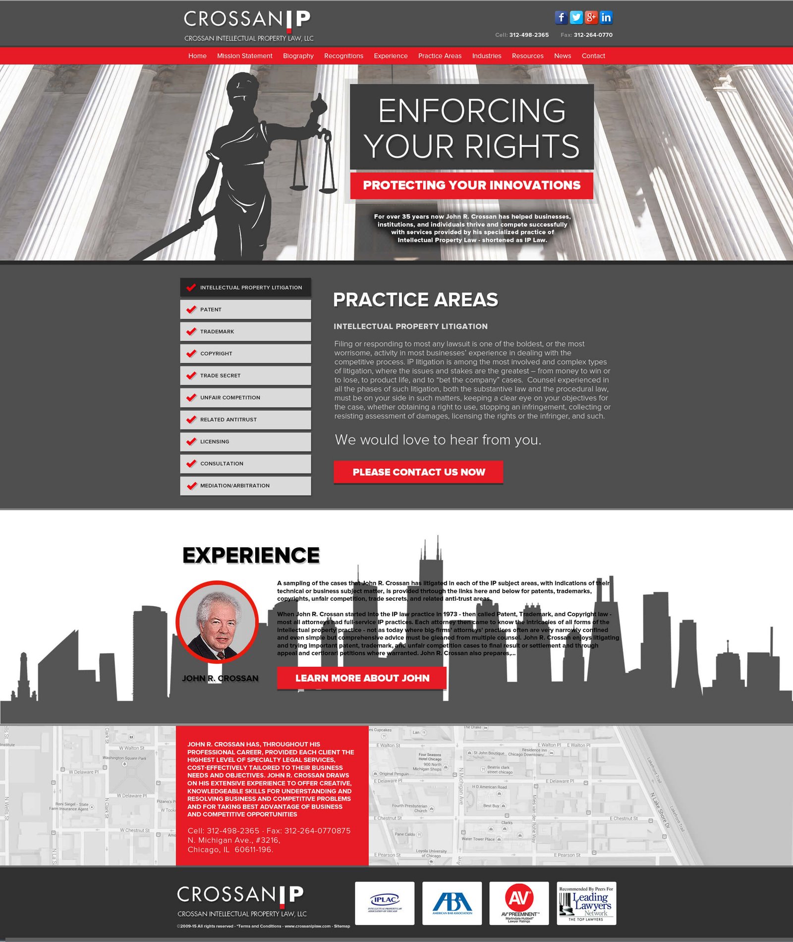 John Crossan website screenshot