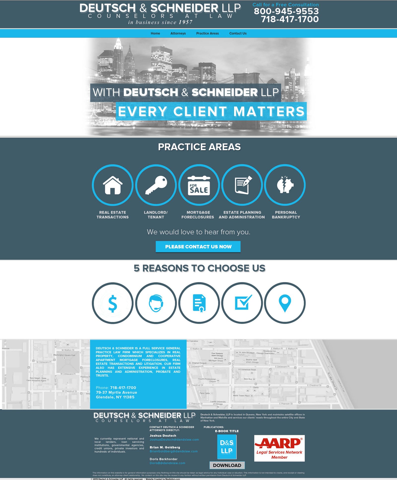 Joshua Deutsch website screenshot