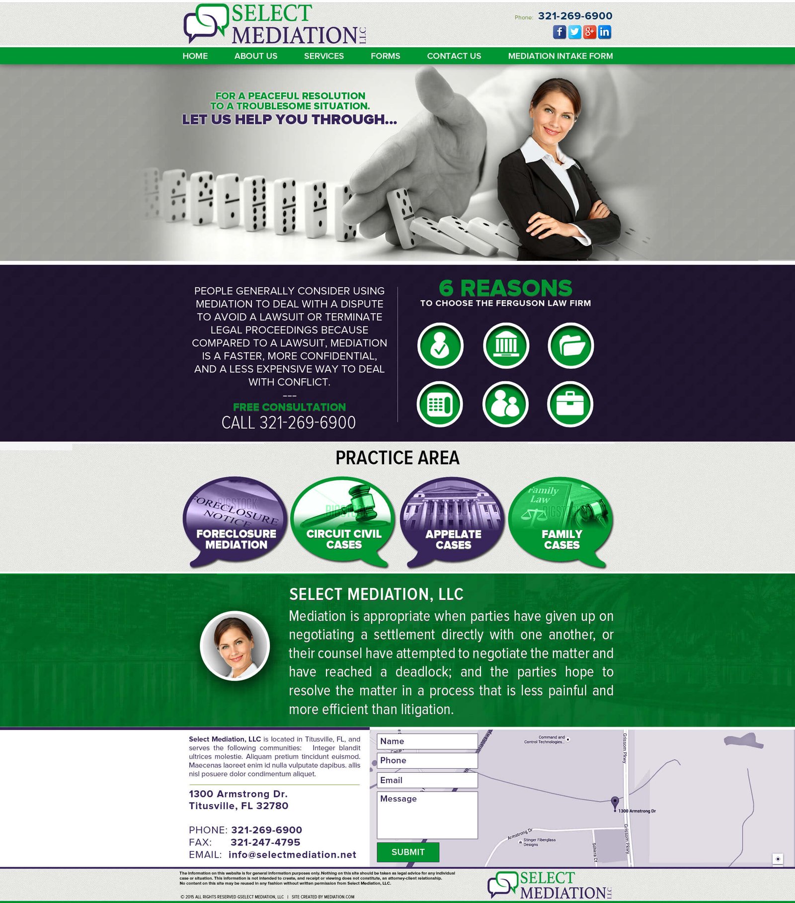 Nadine Mitchell website screenshot