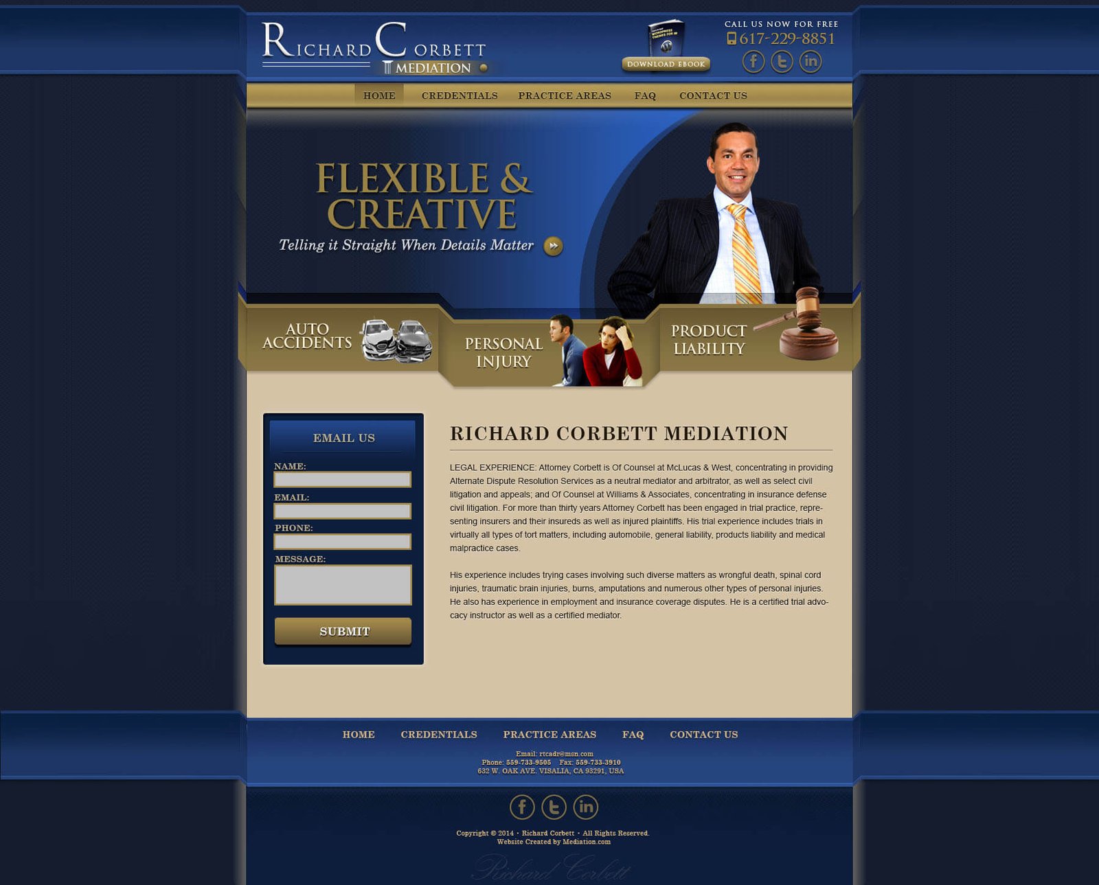 Richard Corbett website screenshot