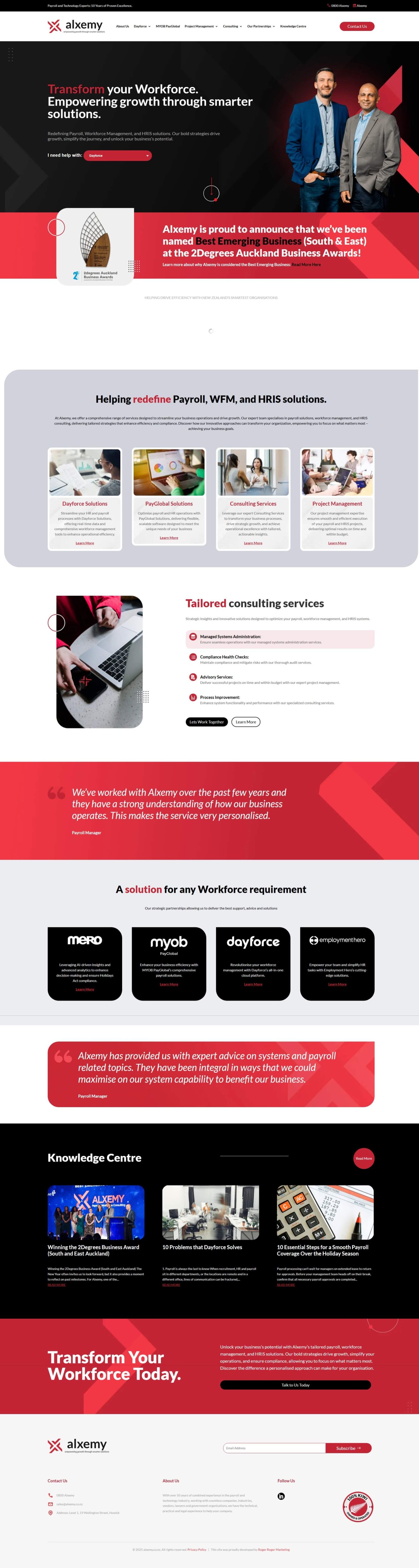 alxemy.co.nz website screenshot