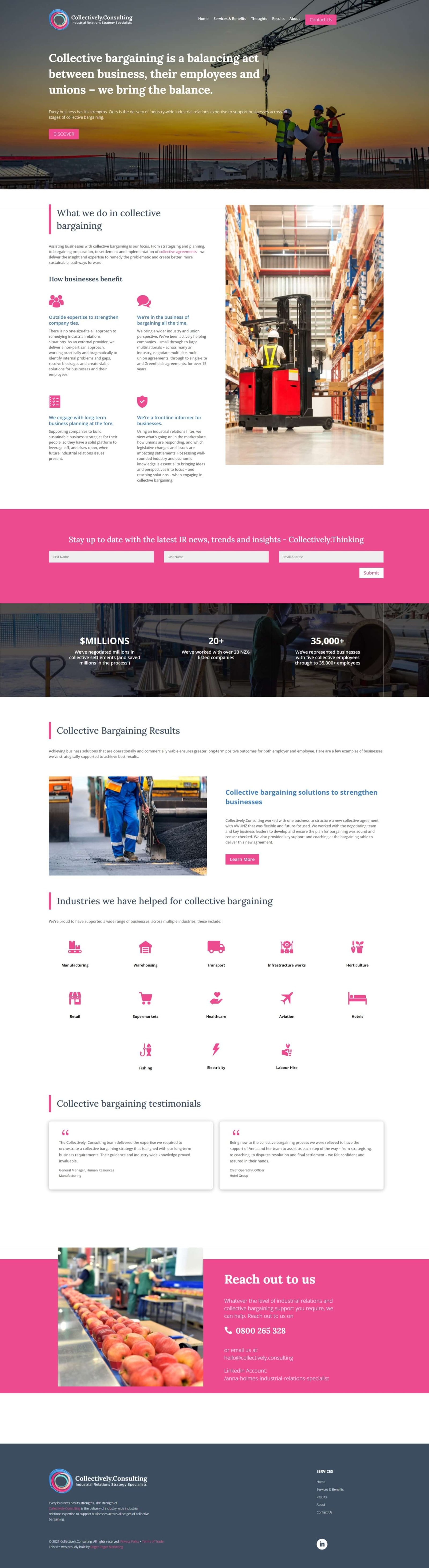 collectively.consulting website screenshot