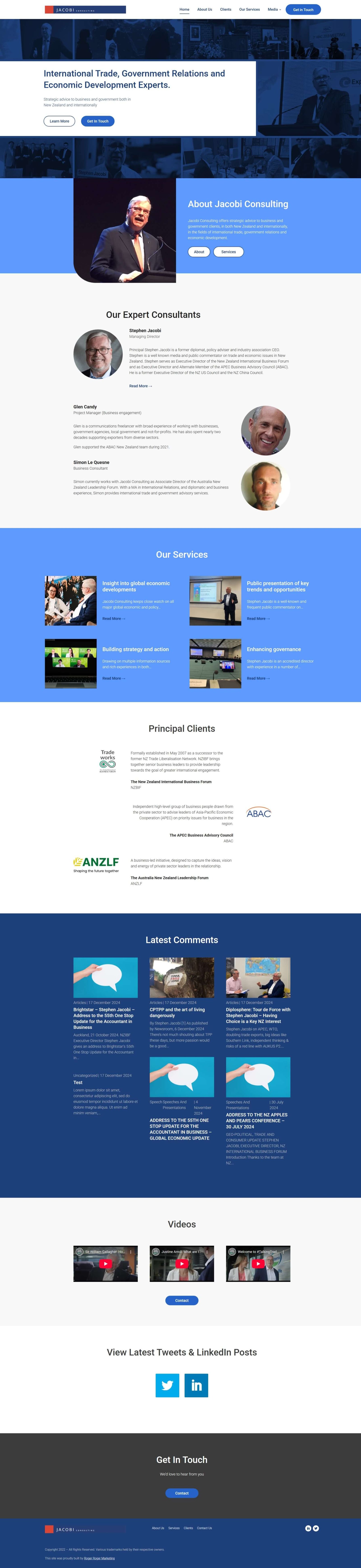 jacobi.co.nz website screenshot