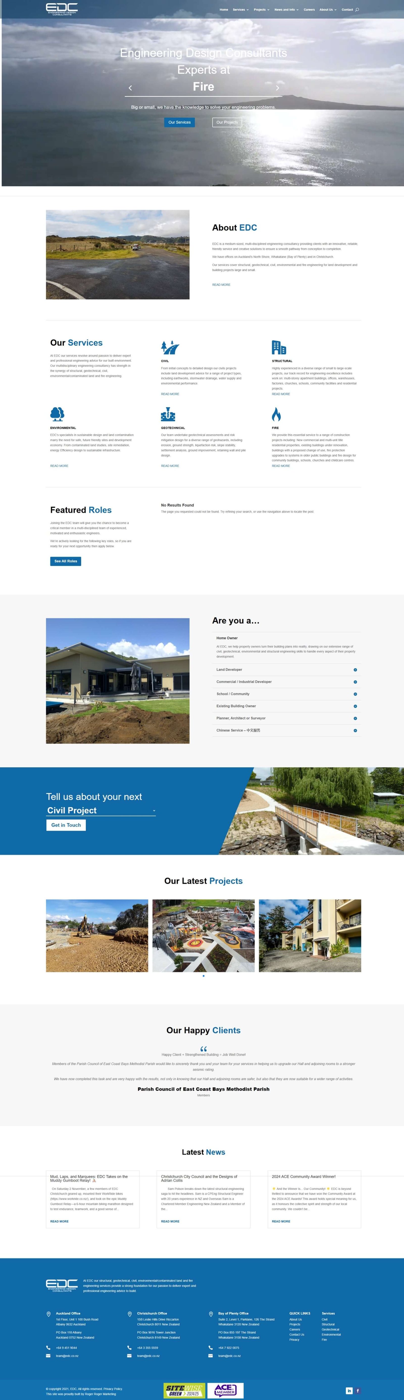 edc.co.nz website screenshot