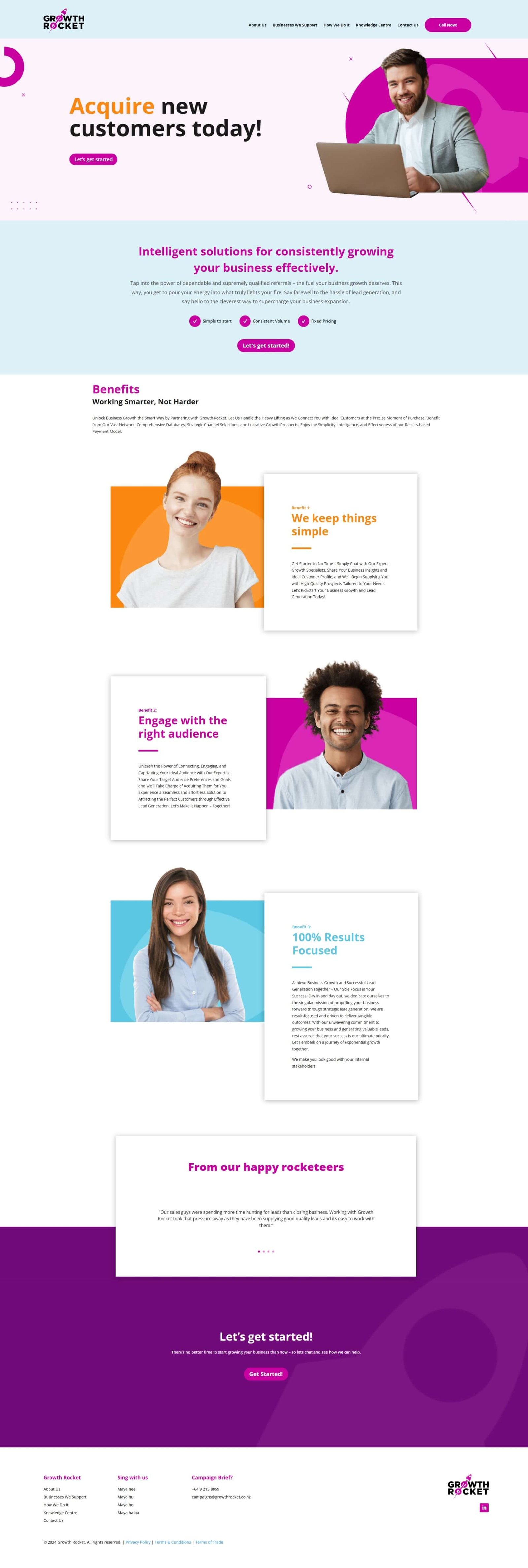 growthrocket.co.nz website screenshot