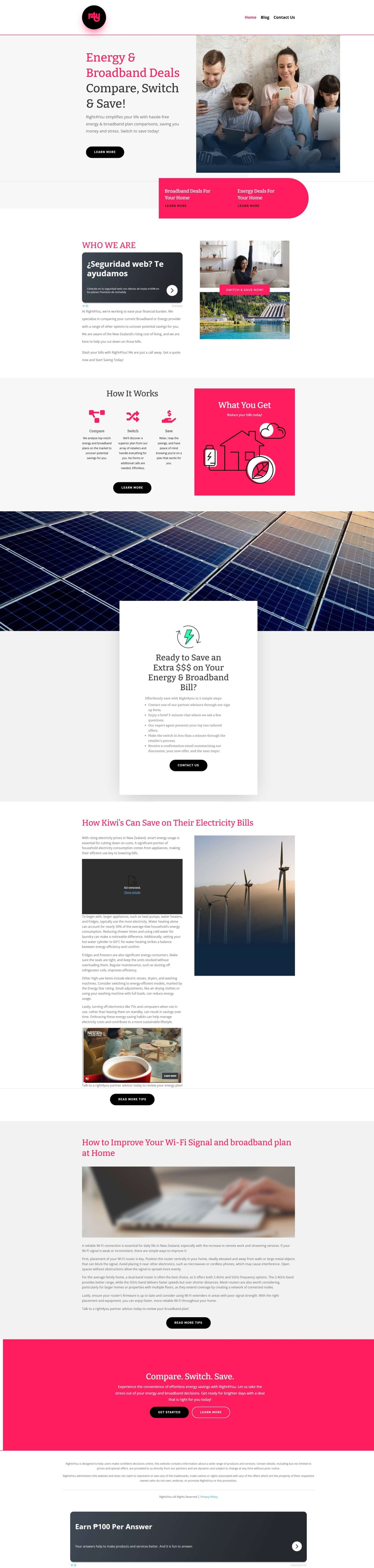 right4you.co.nz website screenshot