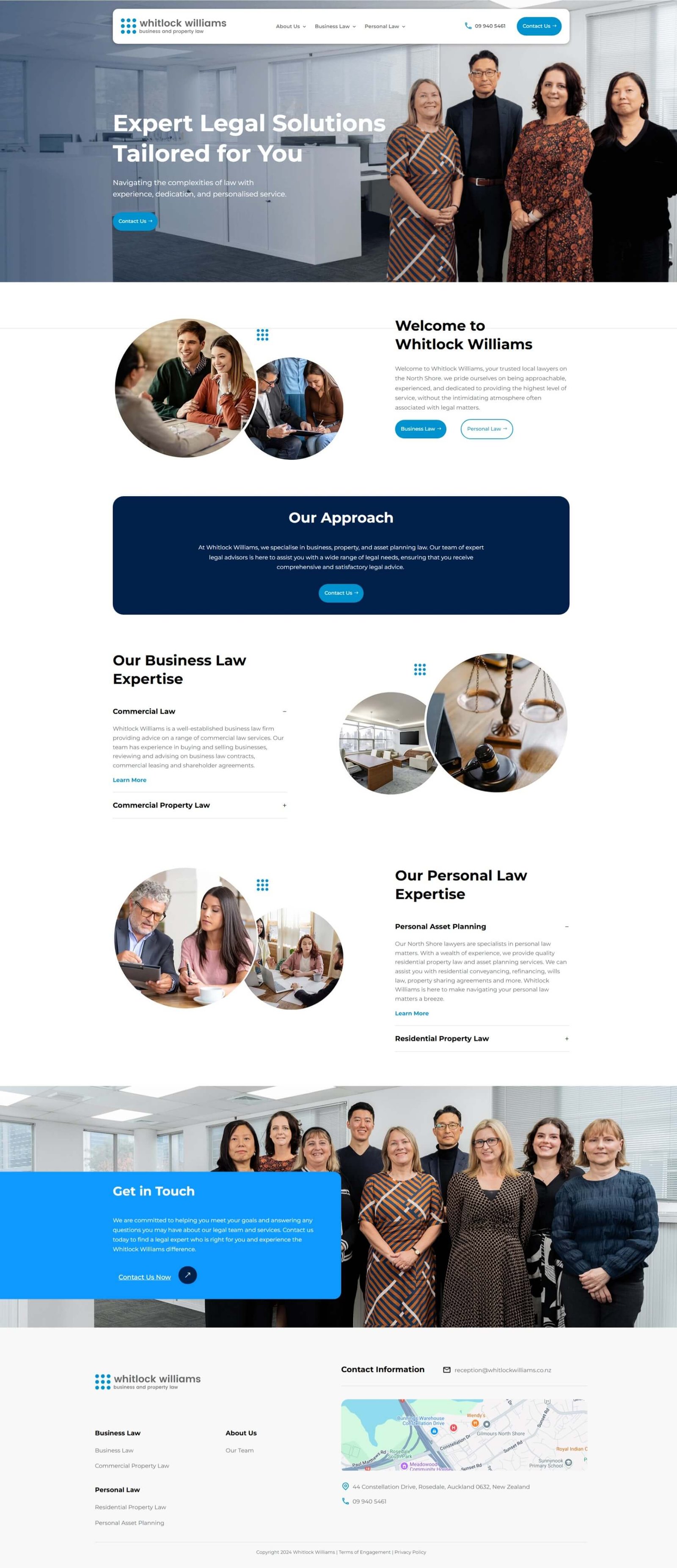 whitlockwilliams.co.nz website screenshot